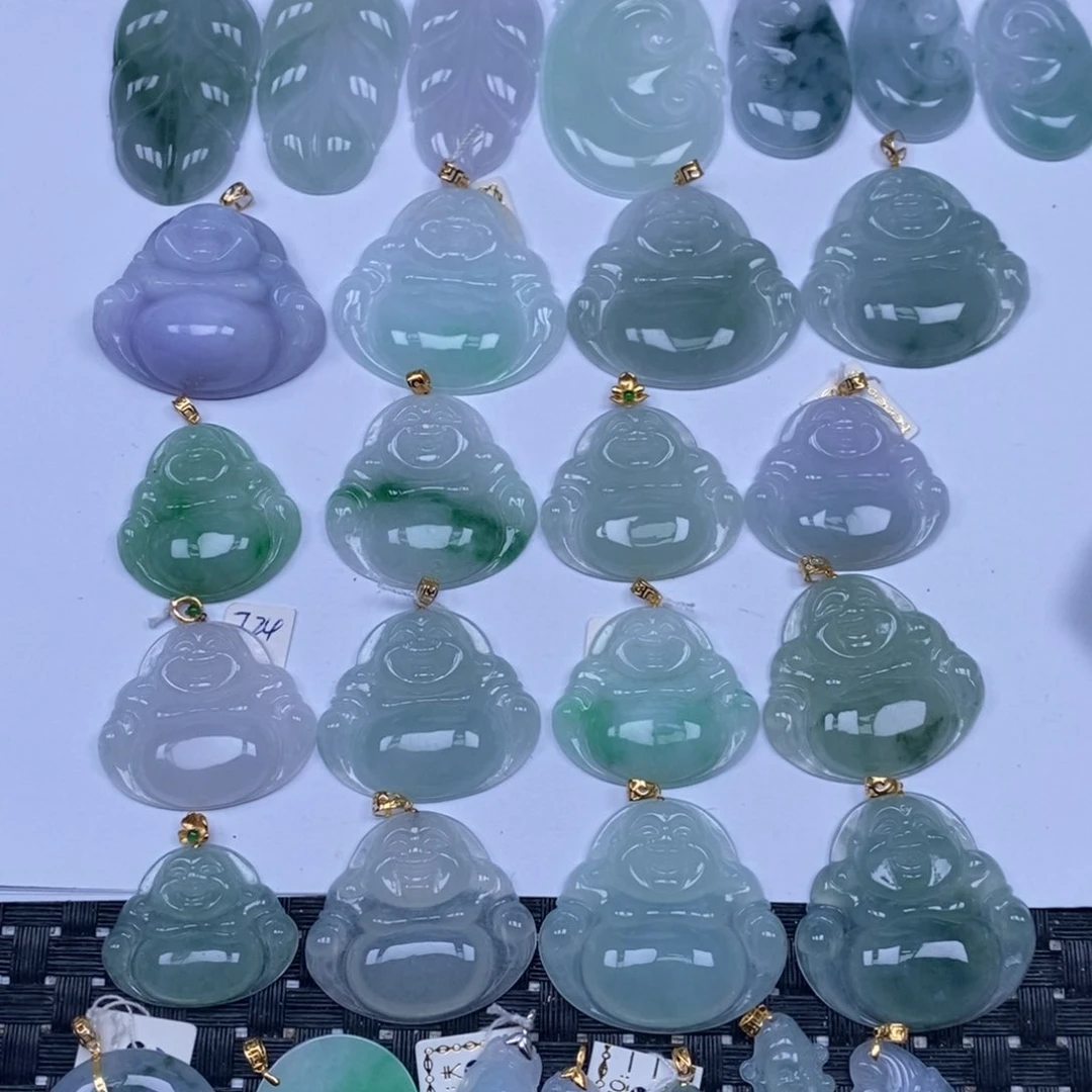 翡翠未镶嵌颈饰天然翡翠