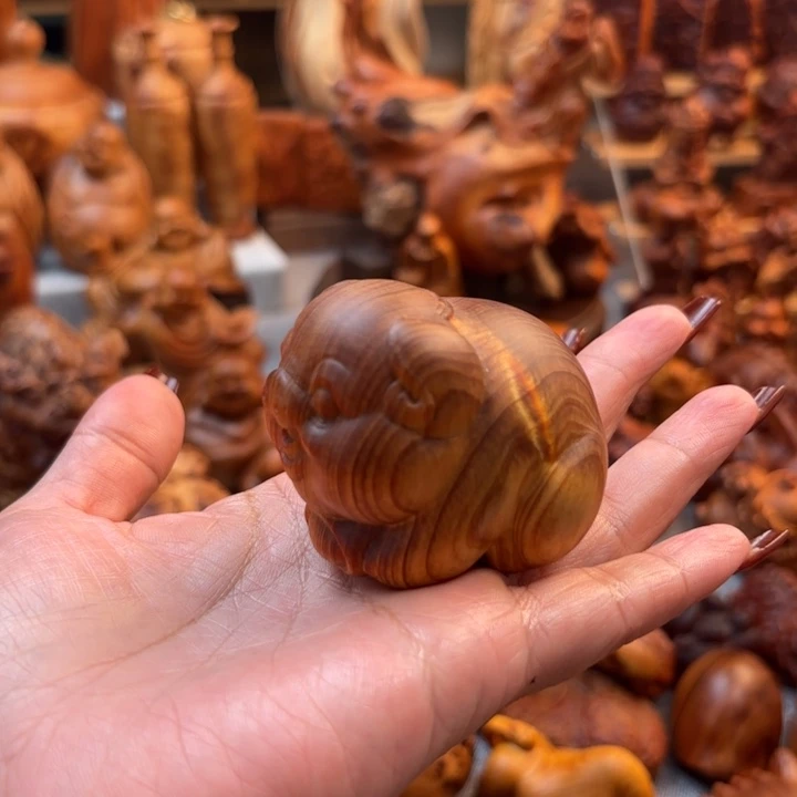 柏木（崖柏）福****哥太行崖柏手把件