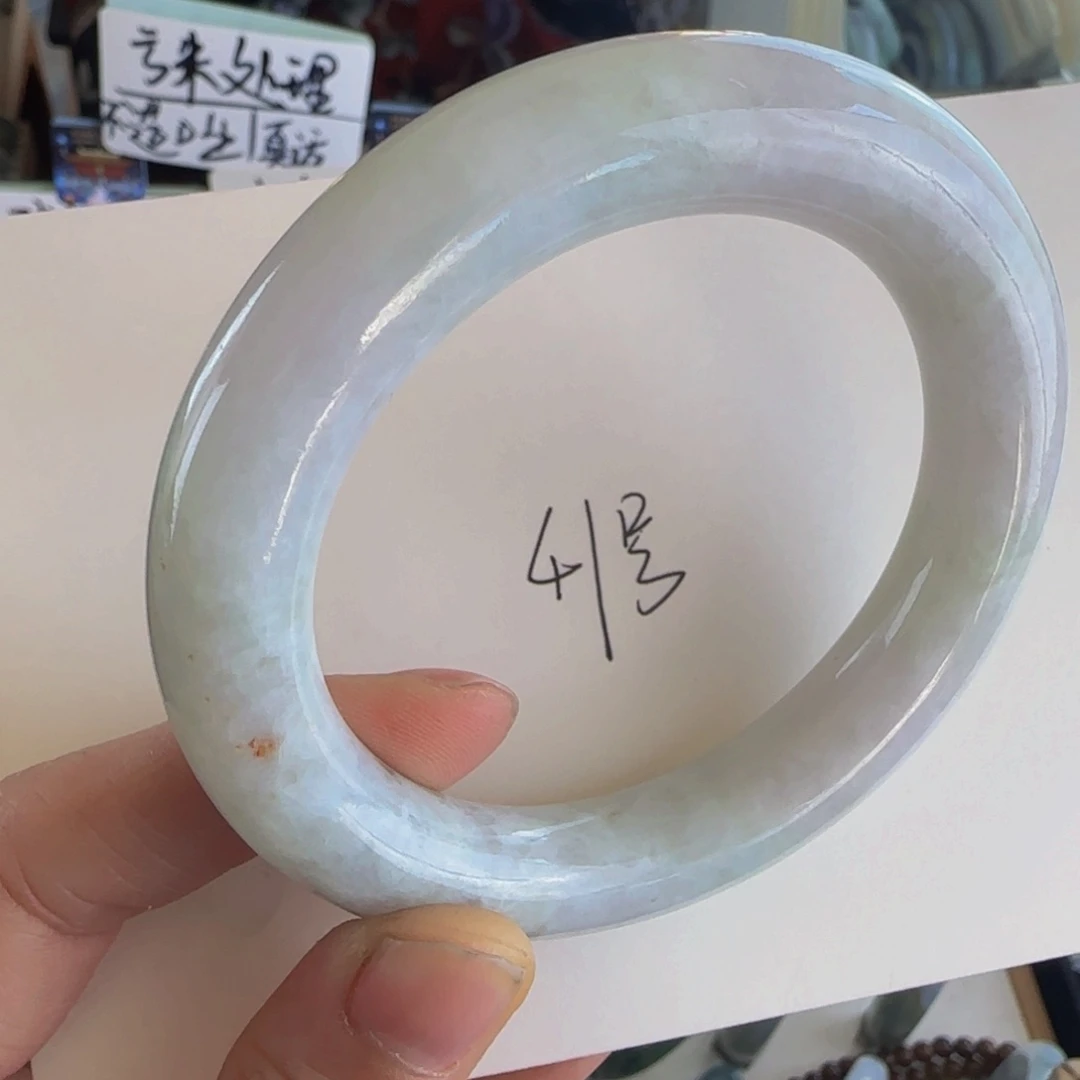 翡翠手镯未镶嵌老坑56圈