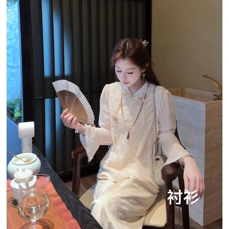 【婷婷】《穿堂风》国风提花盘扣衬衫 TTY2SX691【Q】