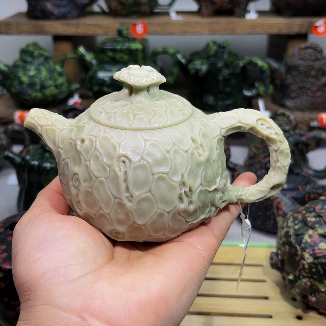 石材冰碛玉供春壶200cv