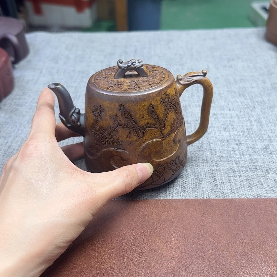 紫砂茶壶民间手艺人全手工制作
