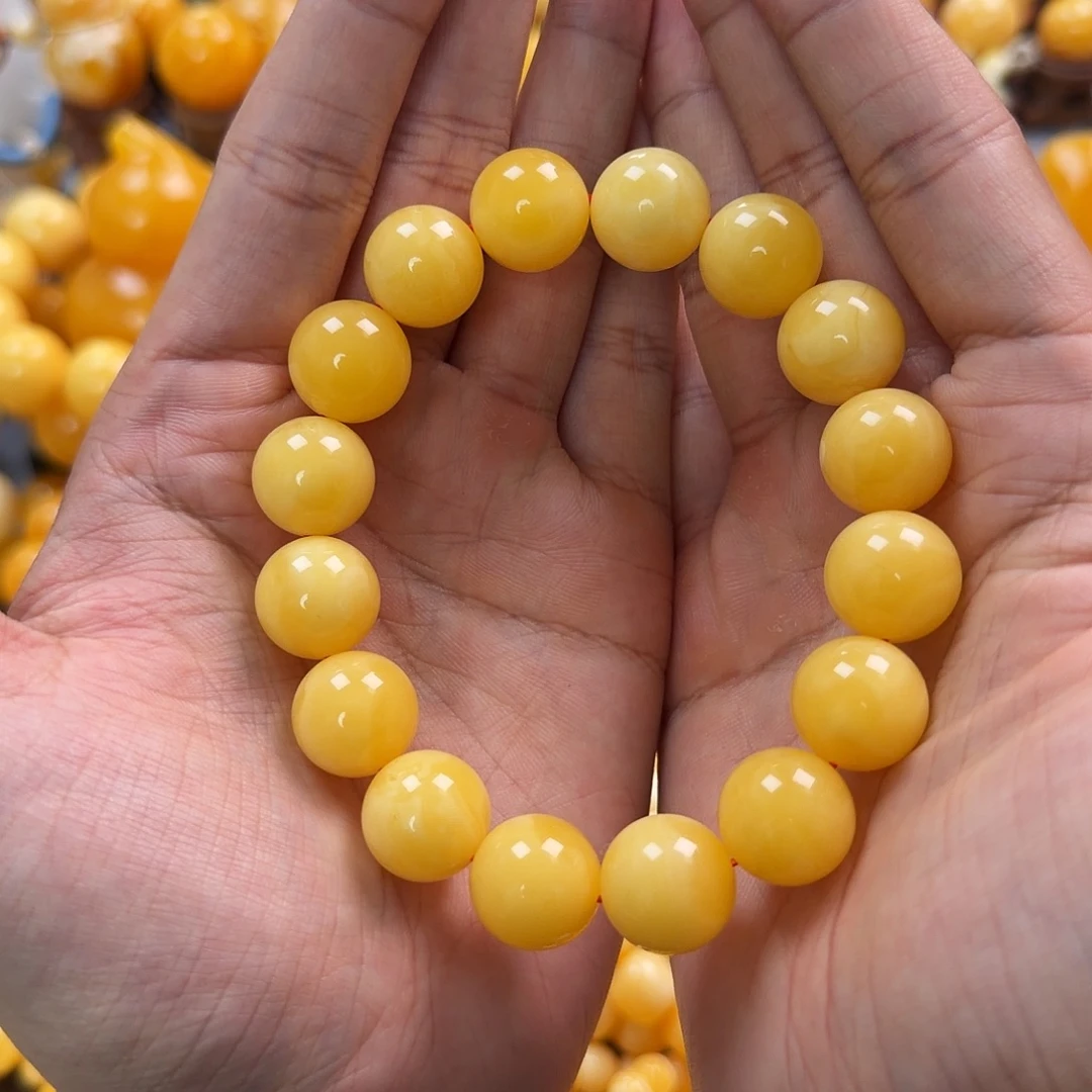 琥珀未镶嵌珠宝奇石15mm同料