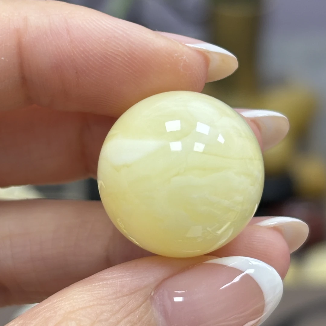 19.7mm · 1-小妖珠宝天然原矿琥珀蜜蜡