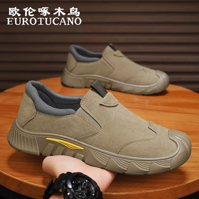 欧伦啄木鸟EUROTUCANO男鞋秋季潮流工装鞋耐磨休闲鞋子男款潮鞋