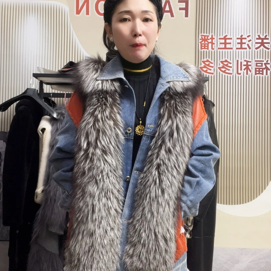 莉莉家时尚女装皮草L