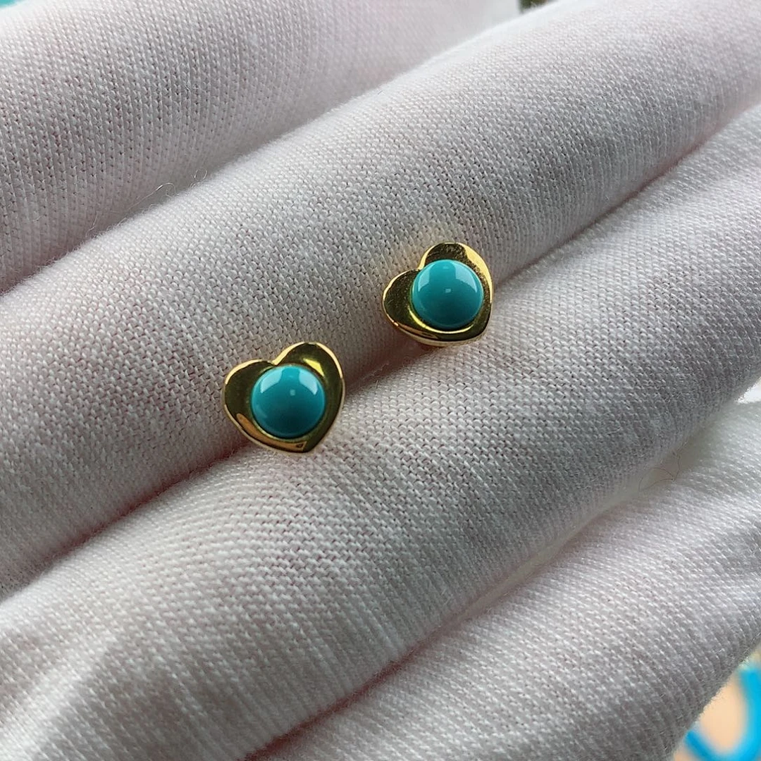 绿松石银S925镶嵌珠宝奇石