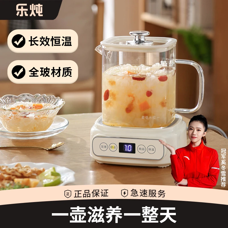 养生壶家用炖煮一体小型花茶壶办公室mini全玻璃煮茶壶迷你养生杯