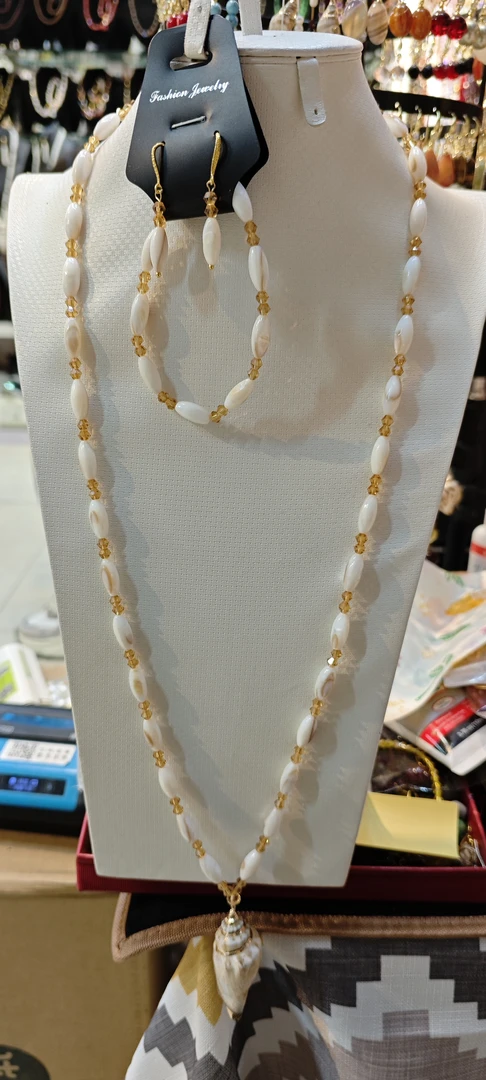 不锈钢项链 非常美丽的珊瑚。