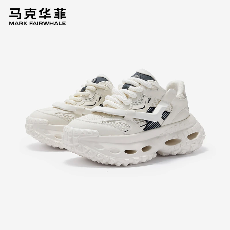 马克华菲老爹鞋男鞋夏季新款厚底运动鞋气垫板鞋休闲百搭低帮潮鞋