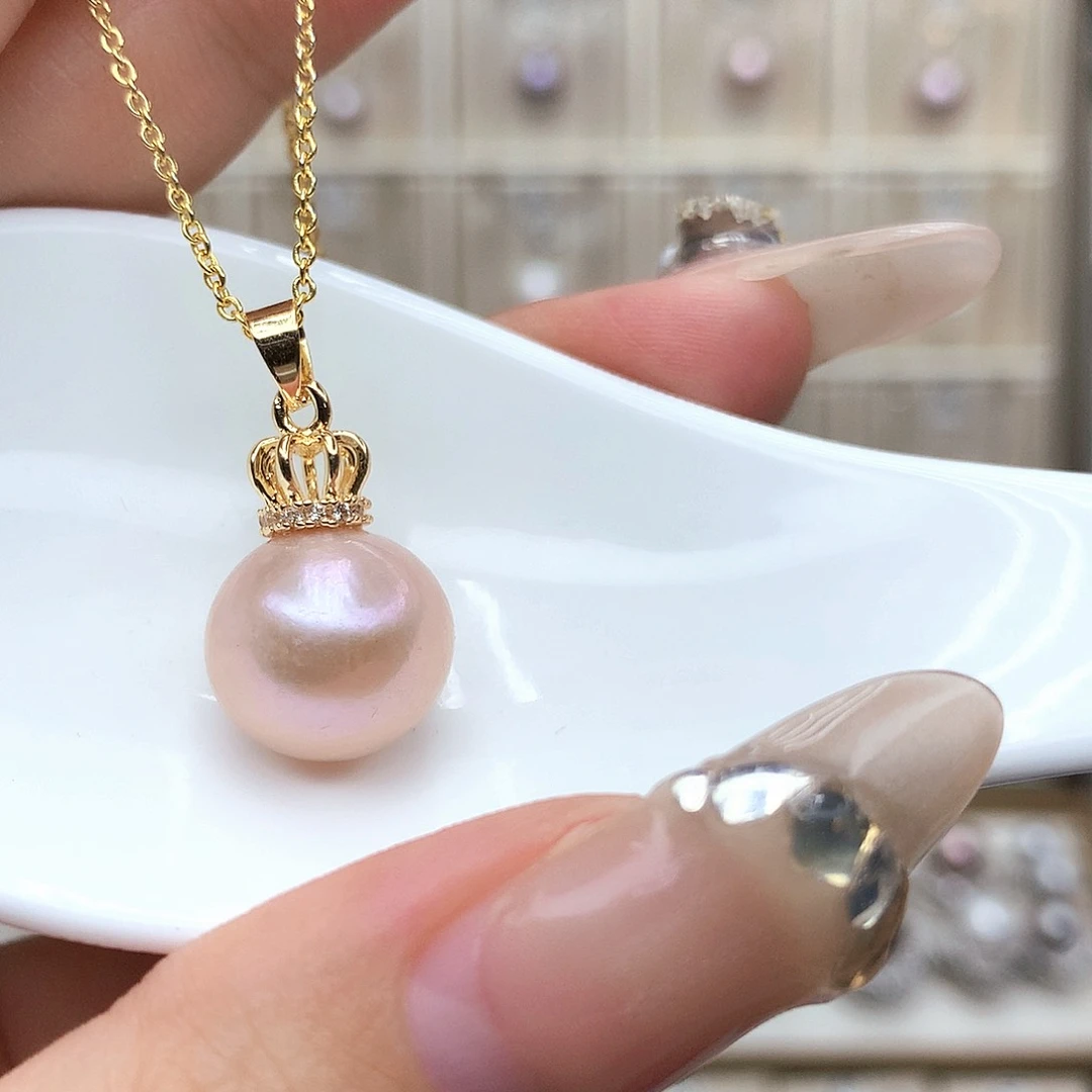 淡水珍珠未镶嵌吊坠(赠链)