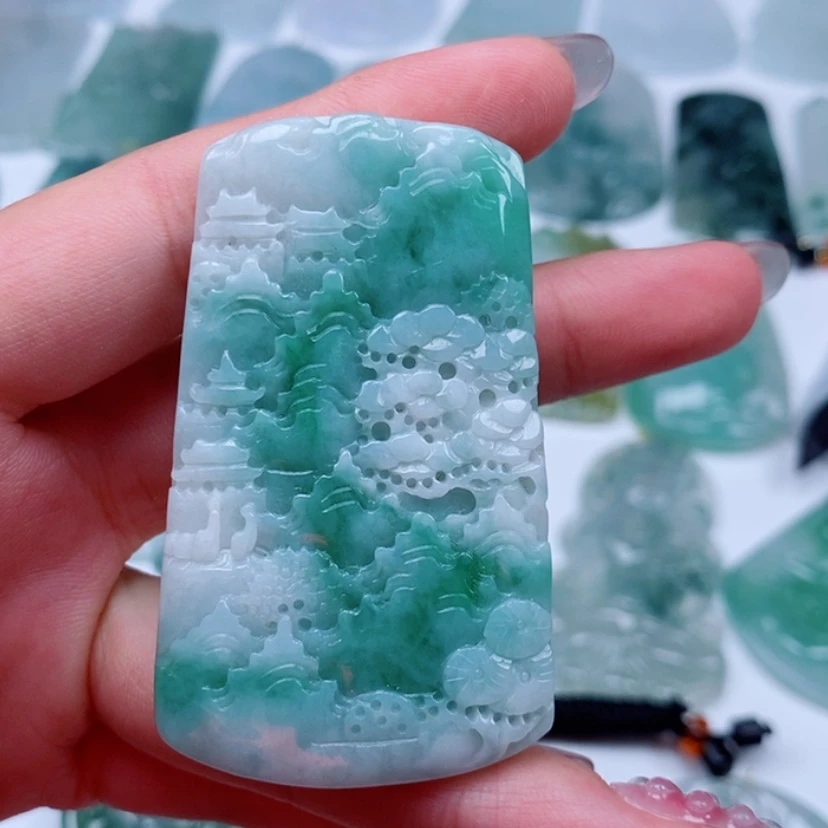 【闪购商品】颈饰未镶嵌翡翠孙****媒