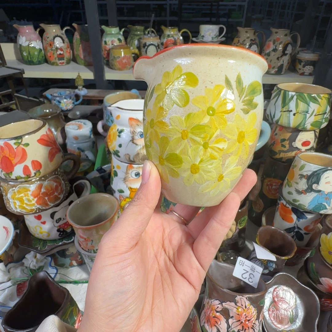 紫砂景德镇手工陶瓷釉下彩36