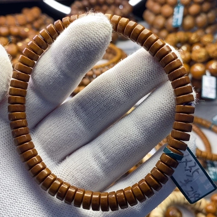 紫金鼠手串橙*远紫金鼠纯色药片7/3.5