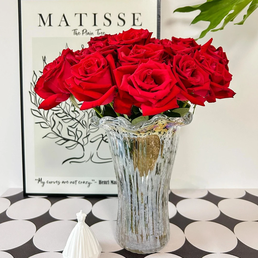 卡罗拉-10枝红玫瑰鲜花鲜切花家庭插花-今天下单明天送达-任意2单包邮同城