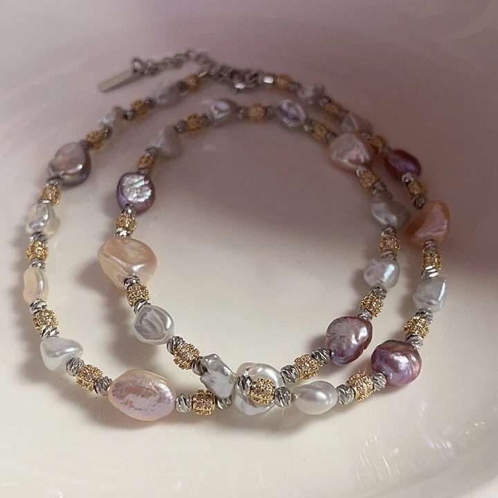 项链未镶嵌淡水珍珠