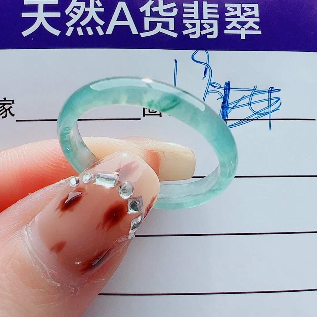 翡翠未镶嵌戒指戒圈