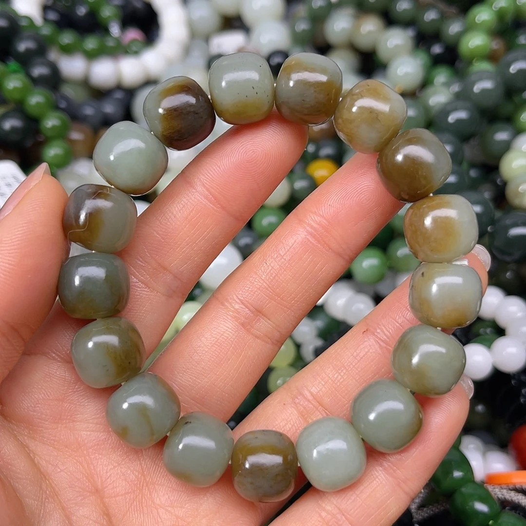 和田玉未镶嵌手链