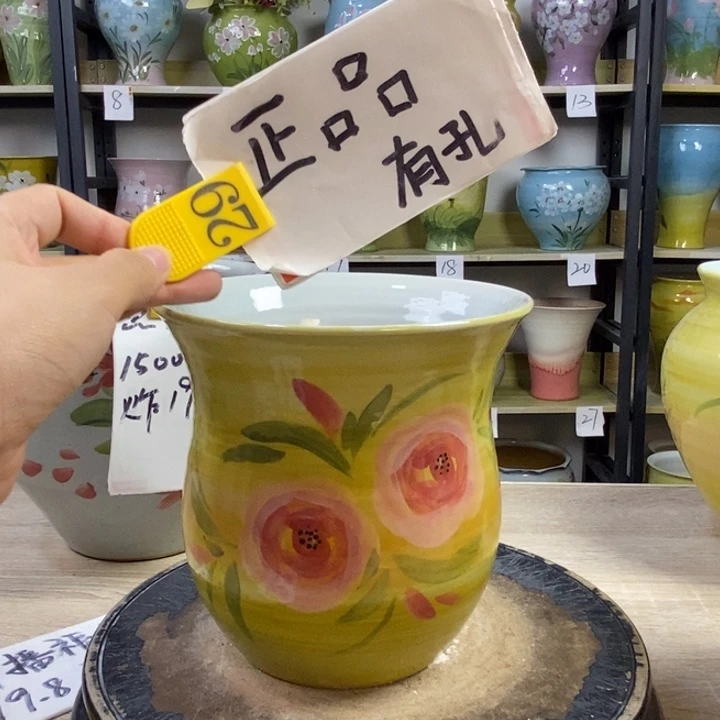 景德镇高温陶瓷花盆