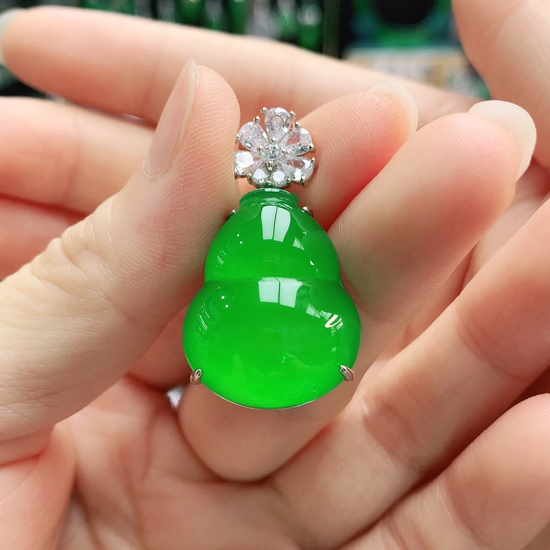 玛瑙/玉髓吊坠银S925镶嵌