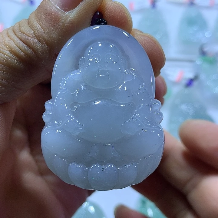 翡翠未镶嵌颈饰天然翡翠A货吊坠