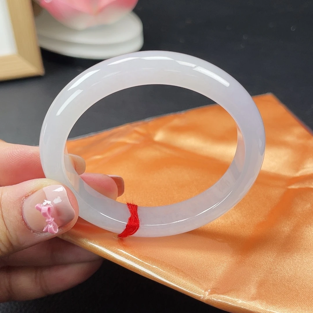 翡翠手镯未镶嵌55贵妃白月光14048