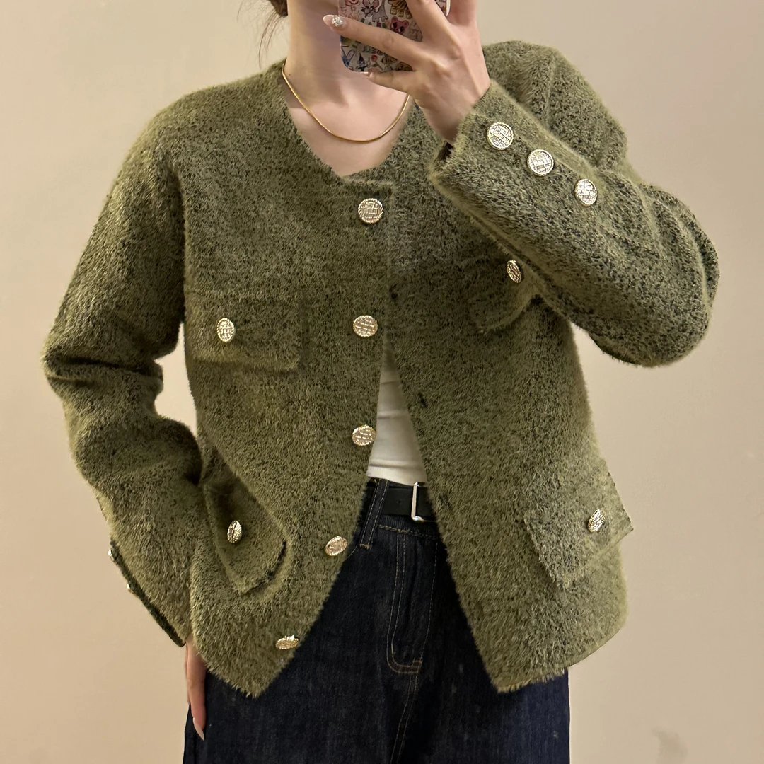 【830】秋冬时尚气质小香风女外套