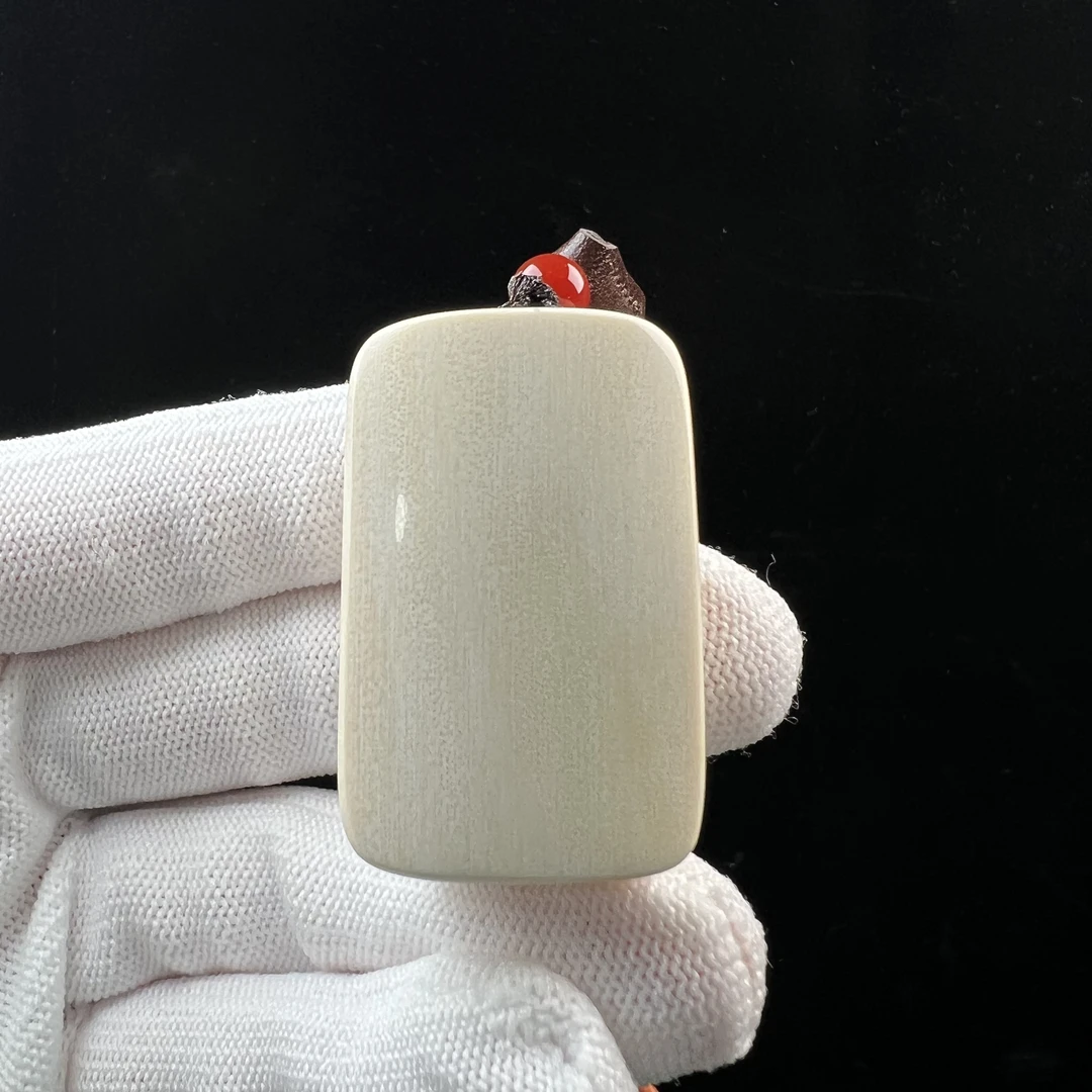 P1597天然猛犸牙 金皮肥皂 无事牌25*40*21mm支持鉴定 假一罚四