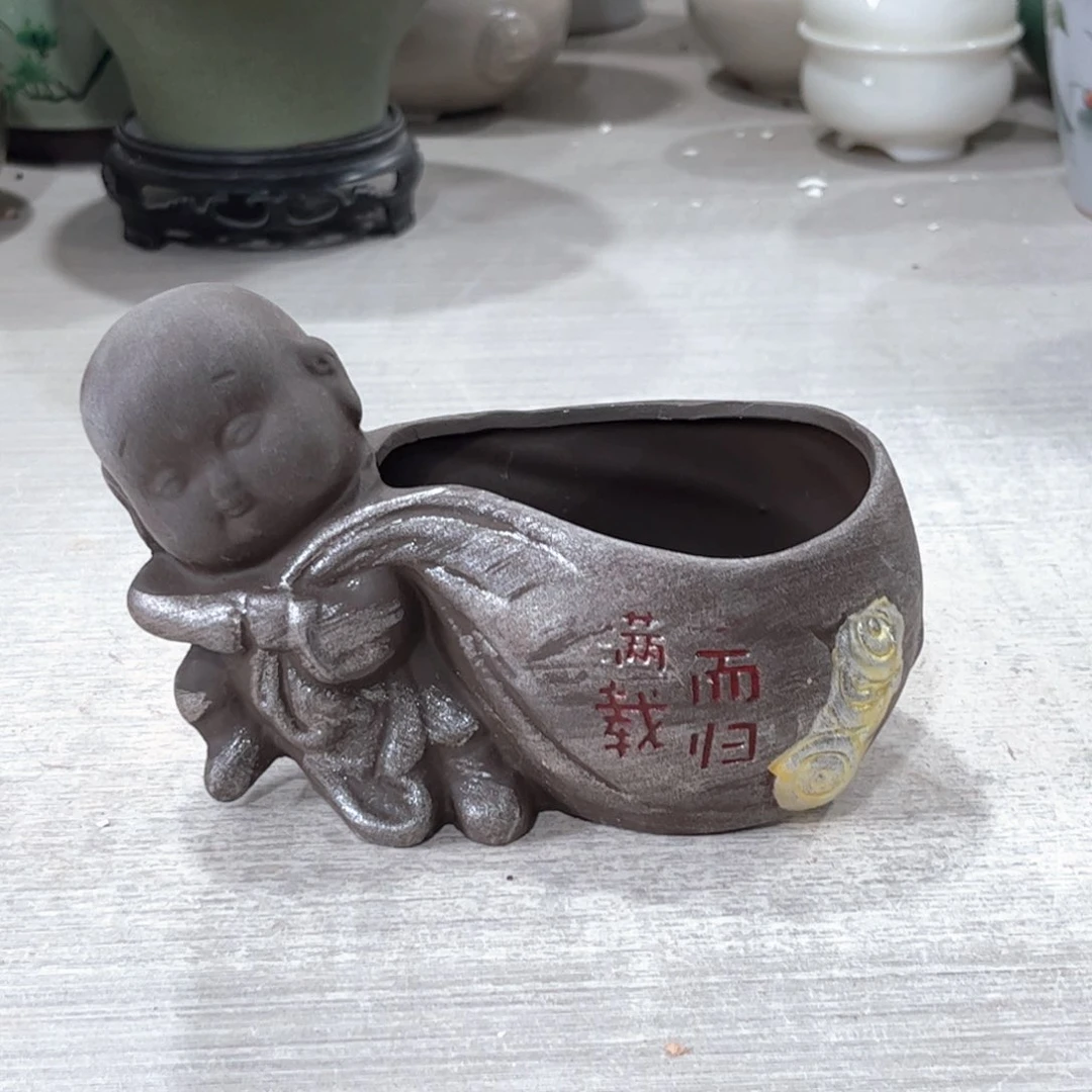 口径   8*7*6陶瓷绿植多肉微瑕花盆