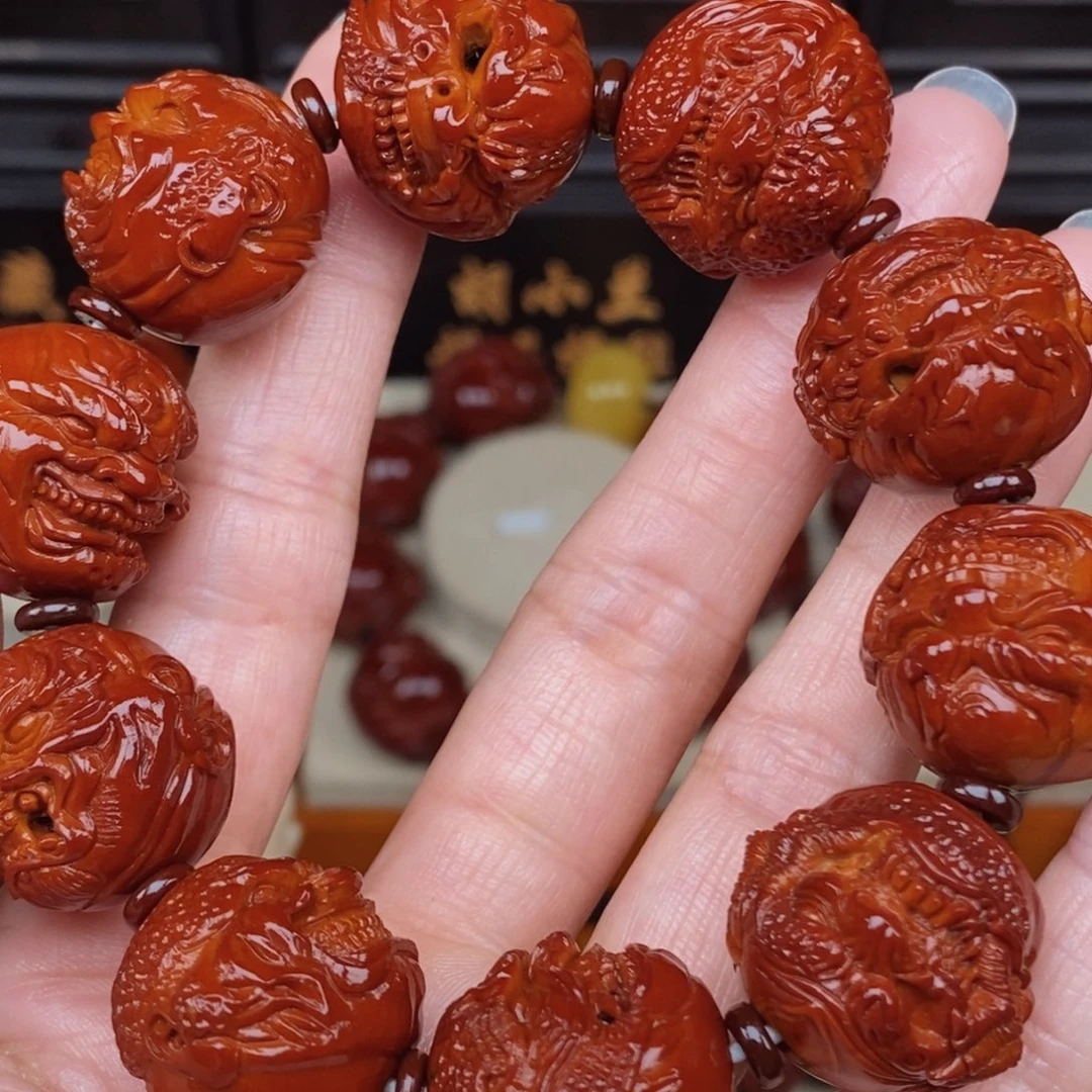 @***磊橄榄核吊坠恶僧，