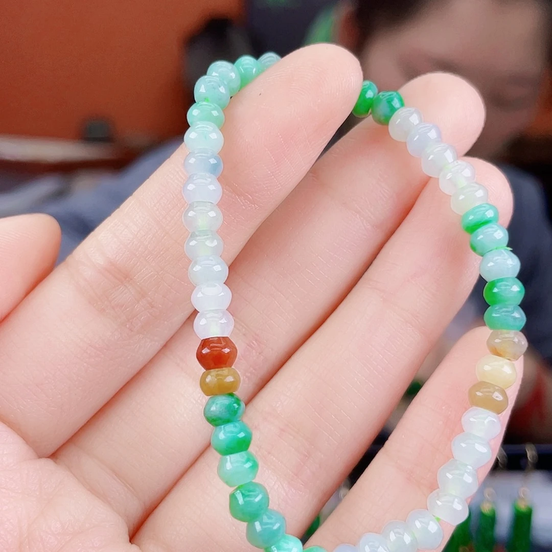 翡翠未镶嵌耳饰饰品