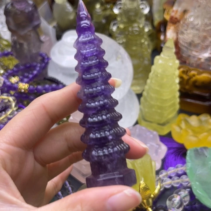 水晶未镶嵌珠宝半成品摆件