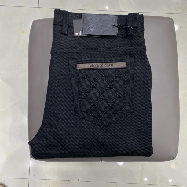 男士高档百搭抗皱直筒裤