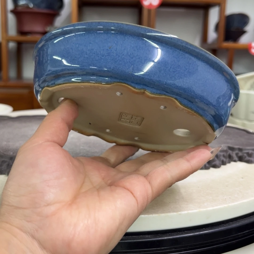 紫砂花盆瑕疵4-15.5/12。。。