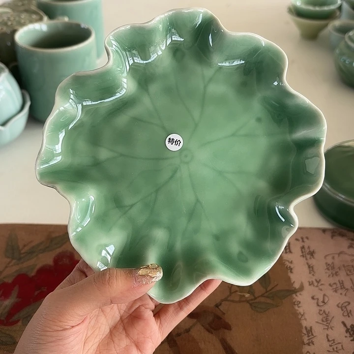 龙泉云间青瓷小米茶器