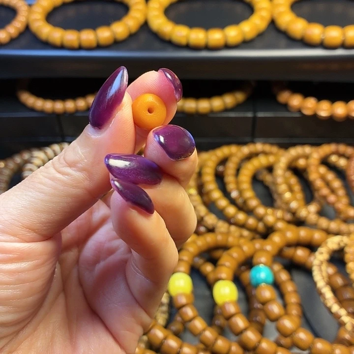 p***e猴头核桃手串烤色老蜡10