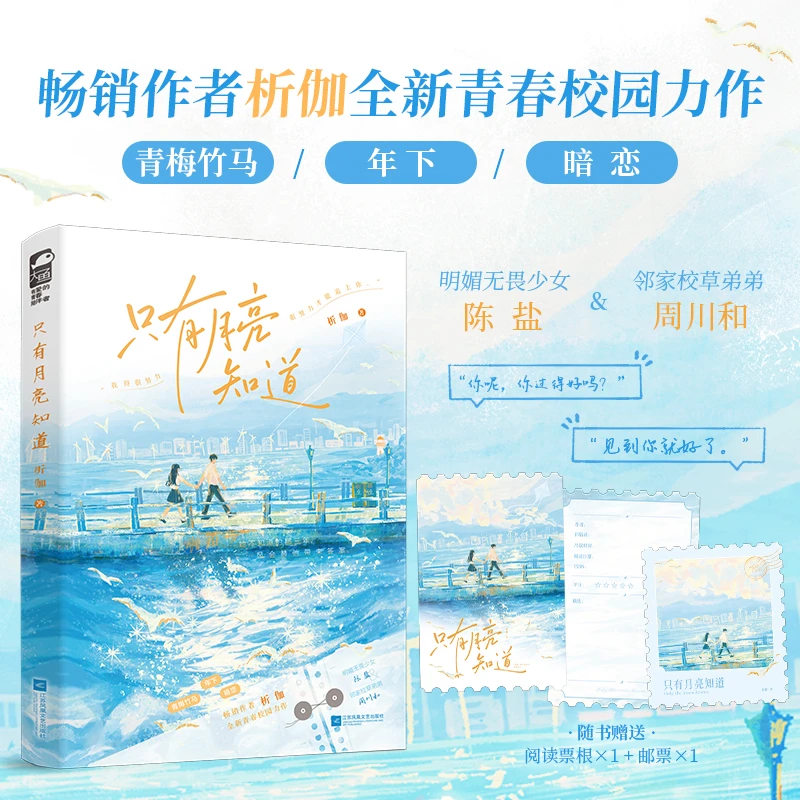 【大鱼文学】只有月亮知道 析伽著 校园暗恋年下青梅竹马
