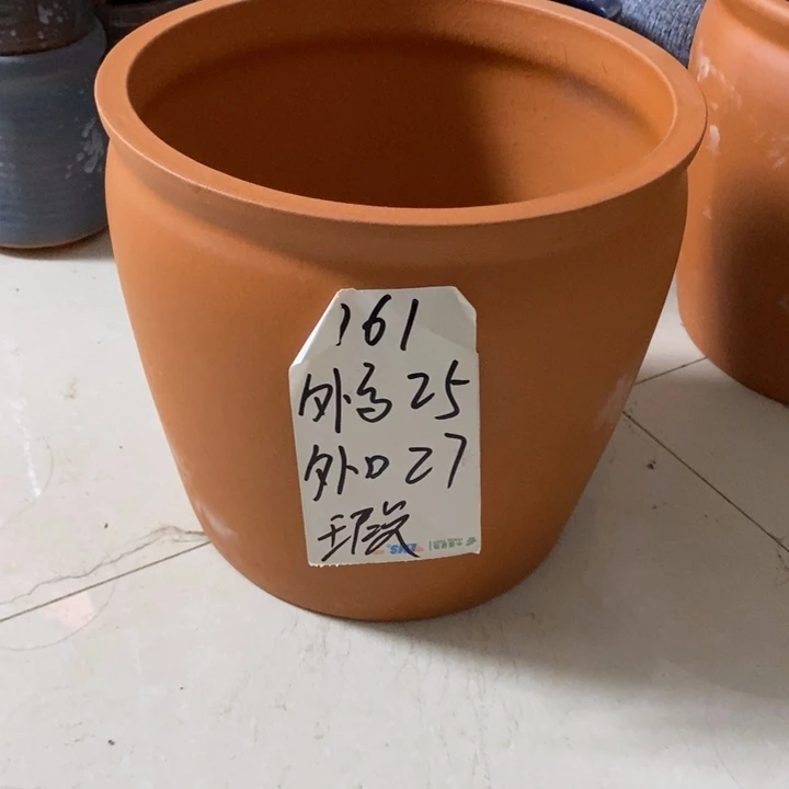 粗陶红陶绿植花盆761