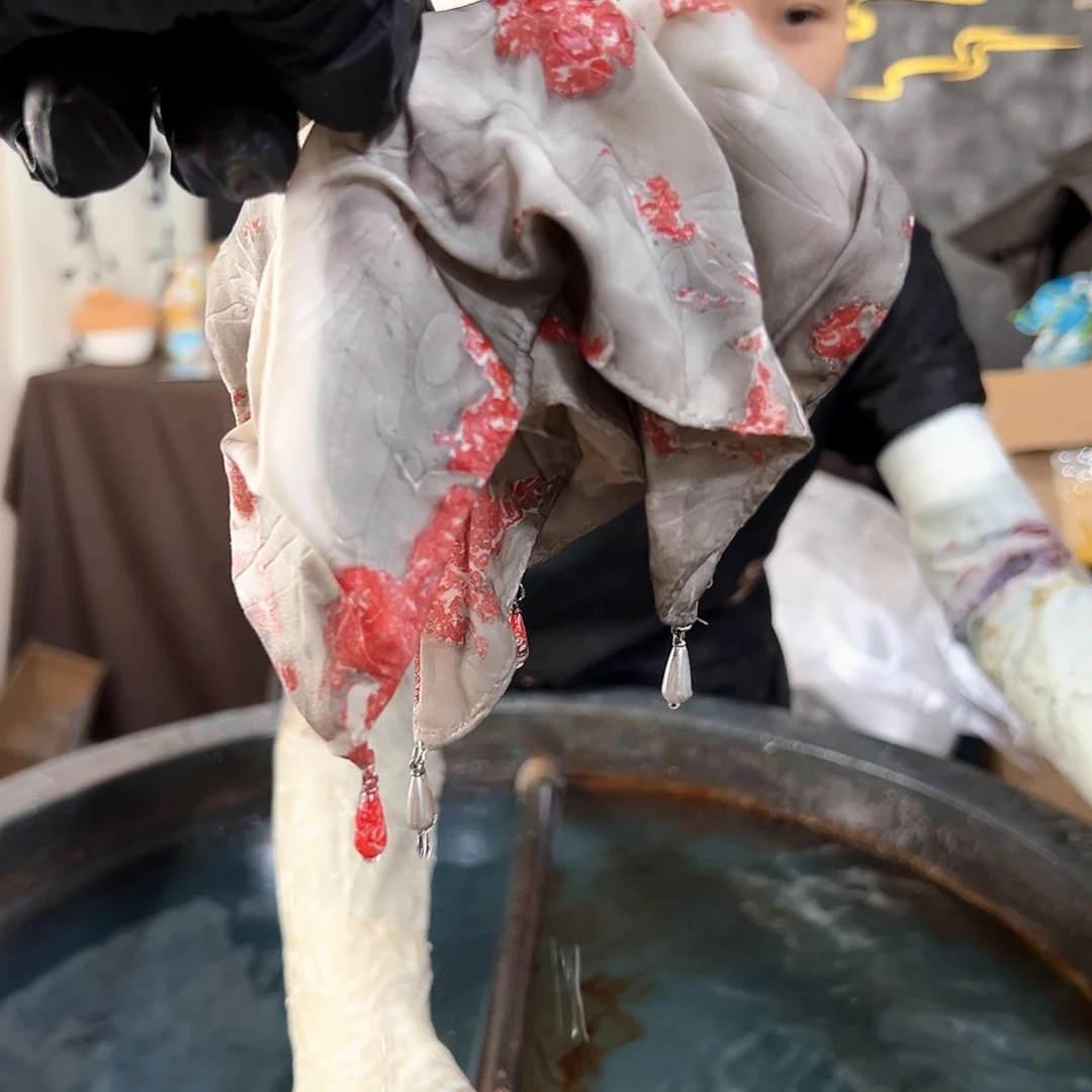 208珍珠发圈庭前墨梅