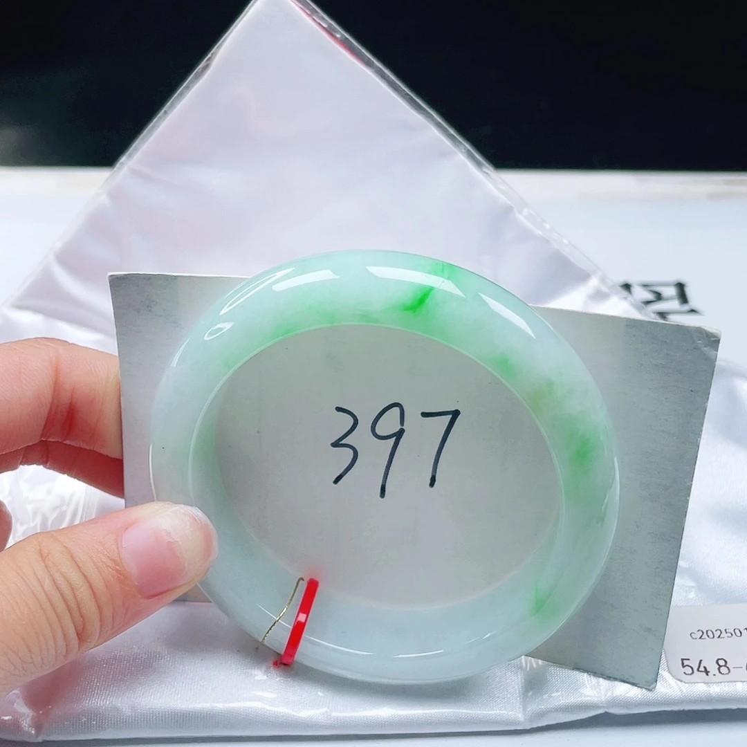 翡翠未镶嵌手镯54+正圈