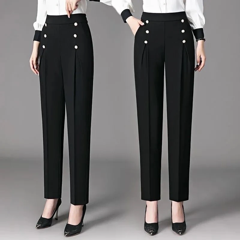 裤长95 新款时尚休闲显瘦气质减龄女装哈伦裤311#【21-1】