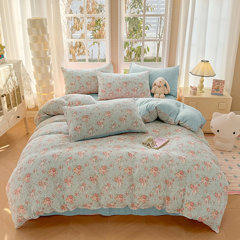 馨美罗家纺   2025新款A类有氧彩竺棉四件套