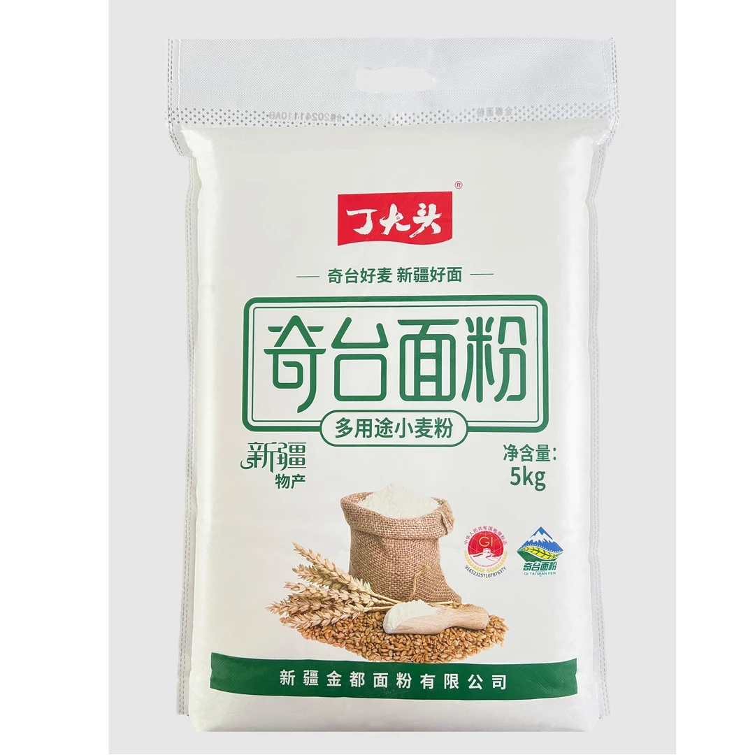 丁大头【10斤×1袋】奇台面粉正品；多用途面粉新疆拉条饺子面条