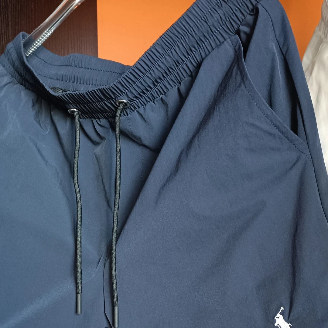 薄款微弹力四分裤速干夏季短裤裤子宽松日奢风极简风男士男款运动