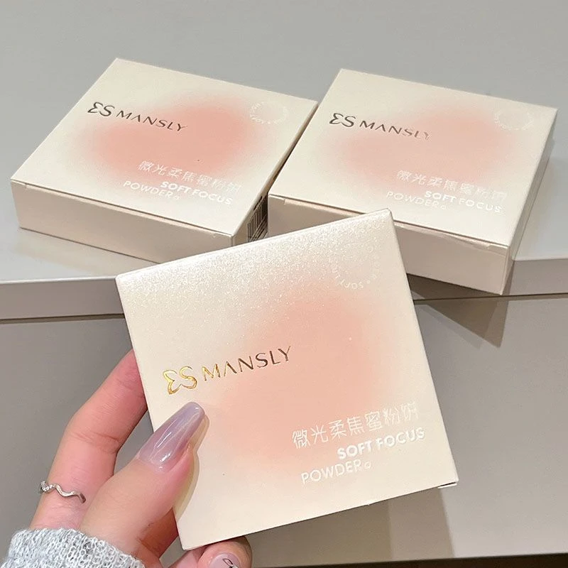 粉饼控油定妆持久防水湿两用补妆蜜粉不卡粉提亮肤色修容学生党