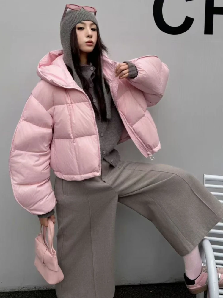 【济州岛】冬季新款糖果色连帽羽绒服 26810