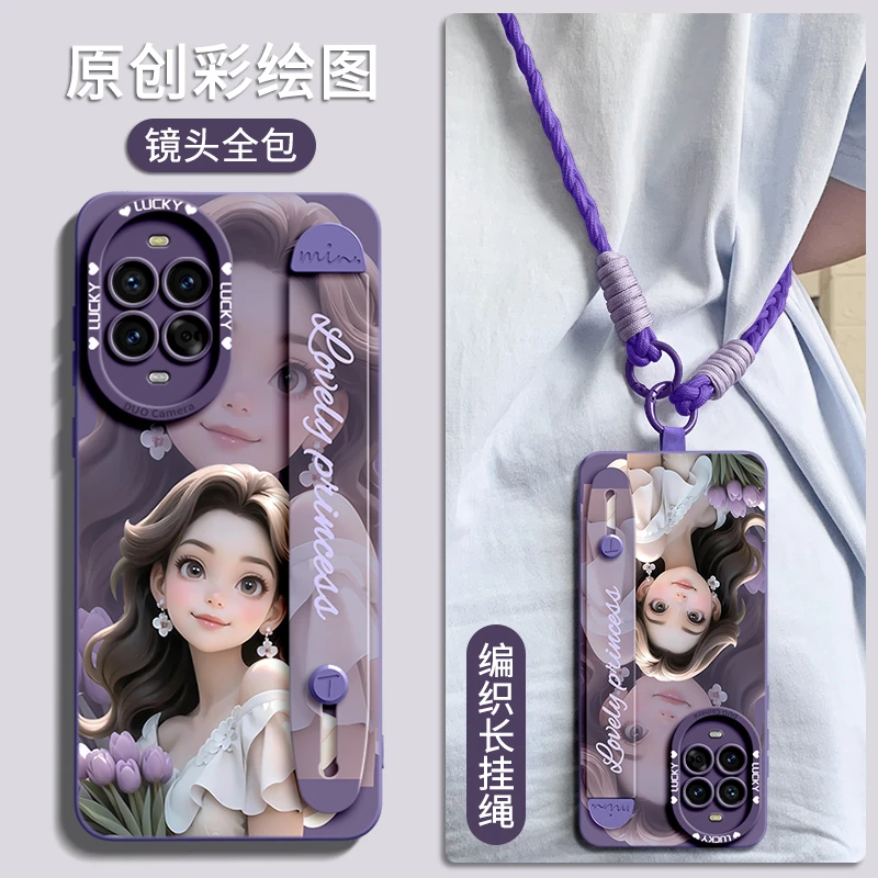 可爱公主适用华为nova13pro手机壳nova13高质量网红diy设计保护套
