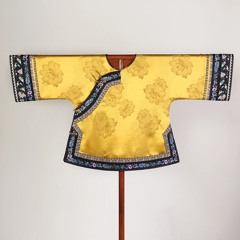 【金粟华年】复古新中式桑蚕丝香云纱民族风纯手工斜襟中国风外套