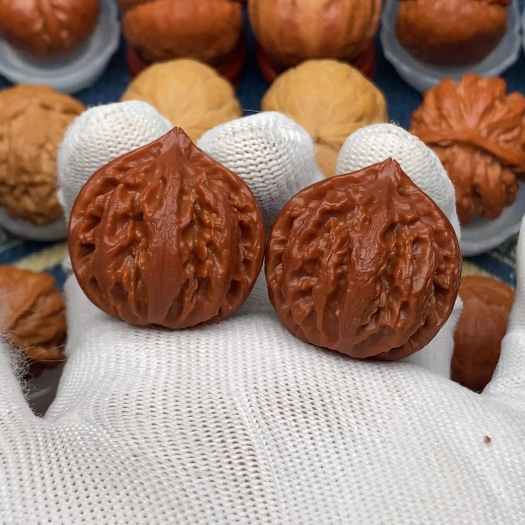 加***️文玩核桃把件龙头