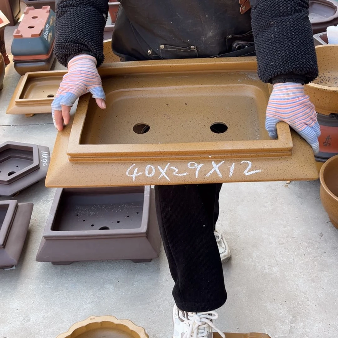 紫砂花盆盆景艺术